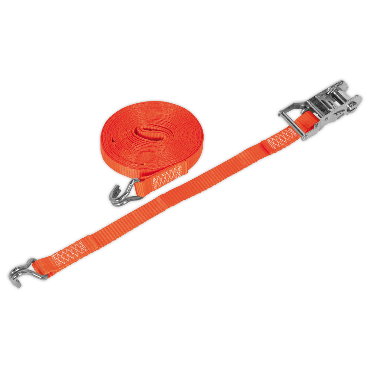 Ratchet Strap Polyester Webbing 25mm x 10m 1500kg Breaking S