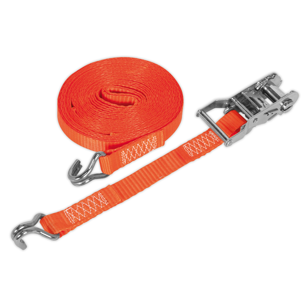 Ratchet Strap Polyester Webbing 25mm x 10m 1500kg Breaking S