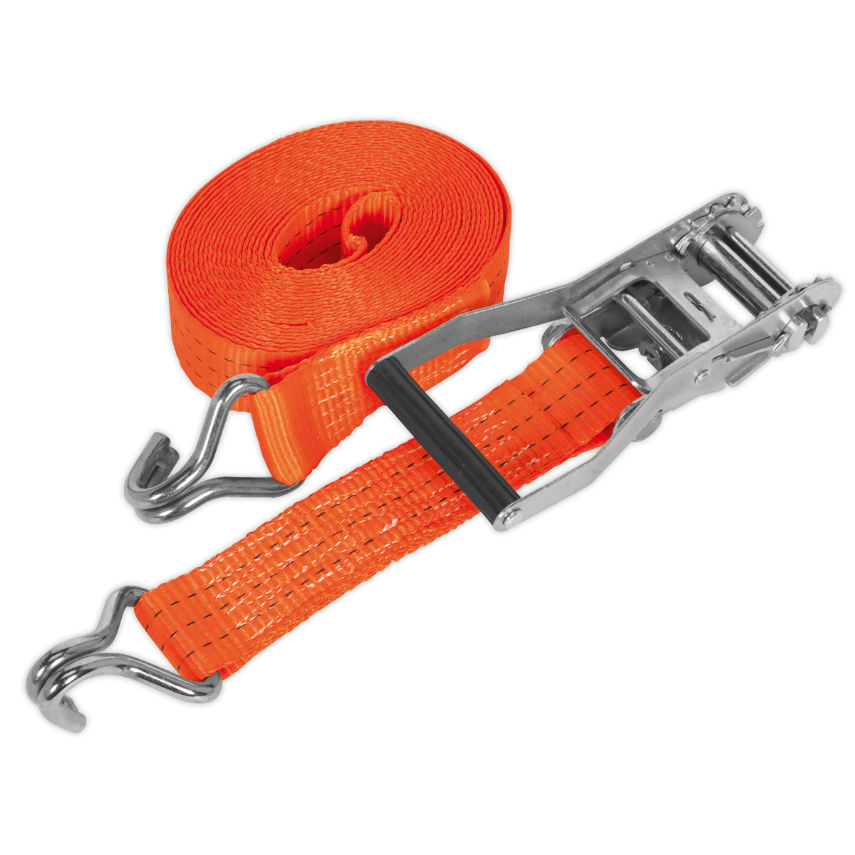 Ratchet Strap Polyester Webbing 50mm x 8m 3000kg Breaking St