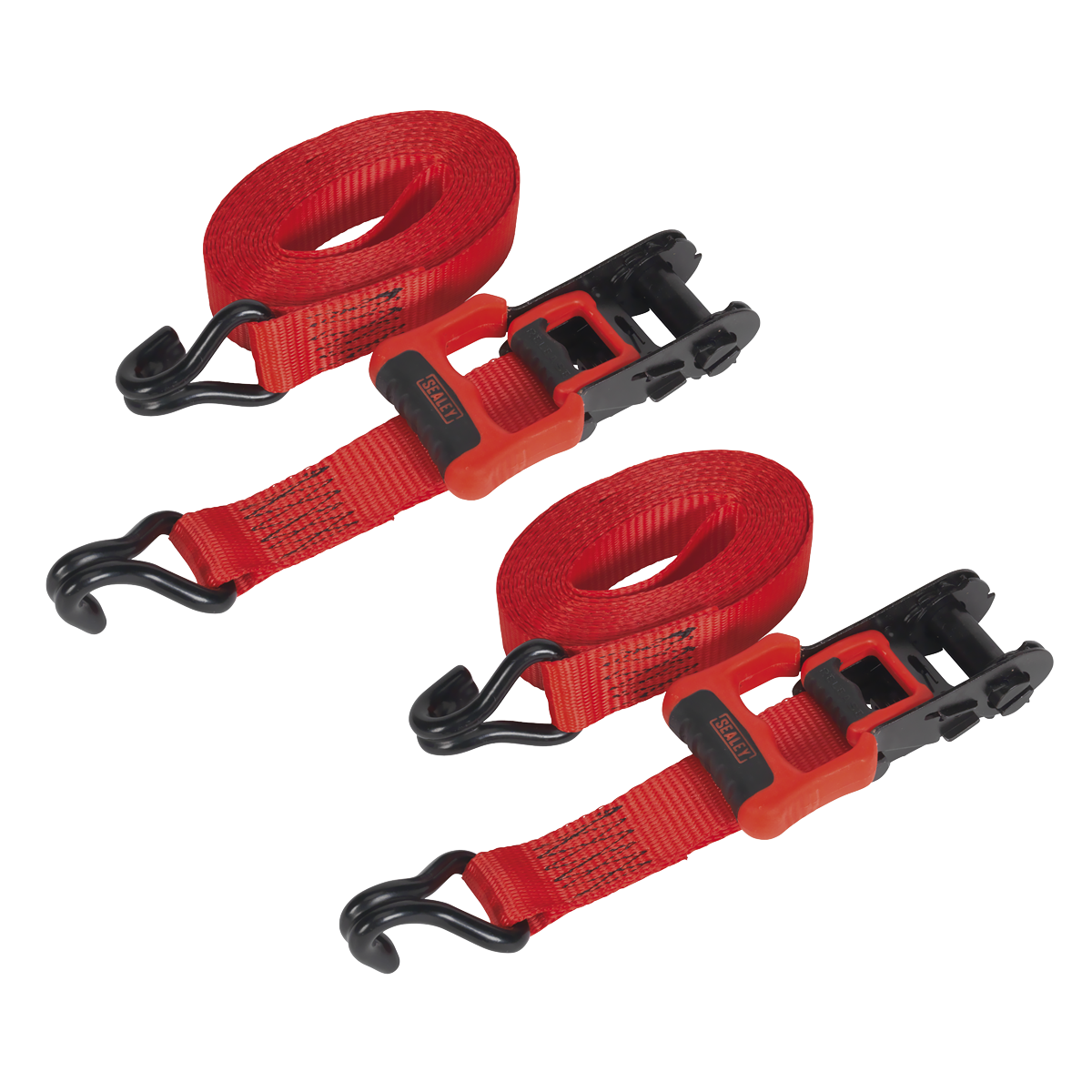 Ratchet Straps Polyester Webbing with J-Hooks 32mm x 4.9m 12
