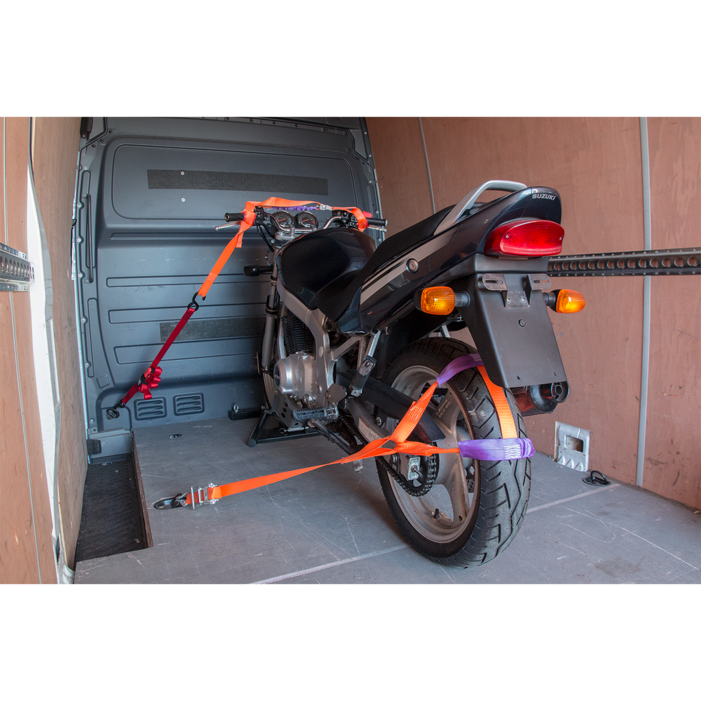 Motorcycle Rear Wheel Tie Down