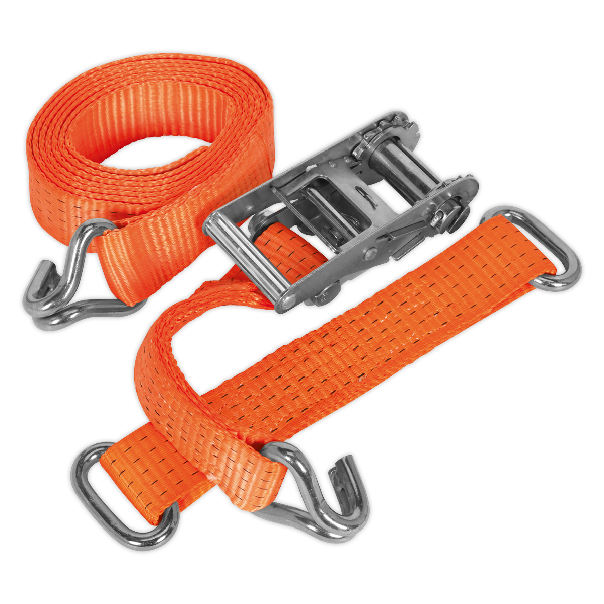 Steel Wheel Car Transporter Ratchet Strap 50mm x 3m 4500kg B