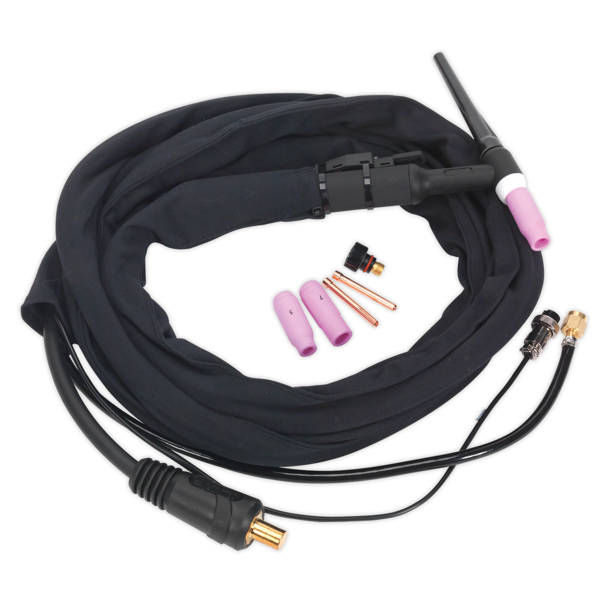 TIG Inverter Welding Torch with Push-Button 25mm²