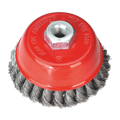 100mm Twist Knot Wire Cup Brush M14 x 2mm
