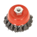 65mm Twist Knot Wire Cup Brush M14 x 2mm
