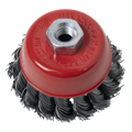 65mm Twist Knot Wire Cup Brush M10 x 1.25mm