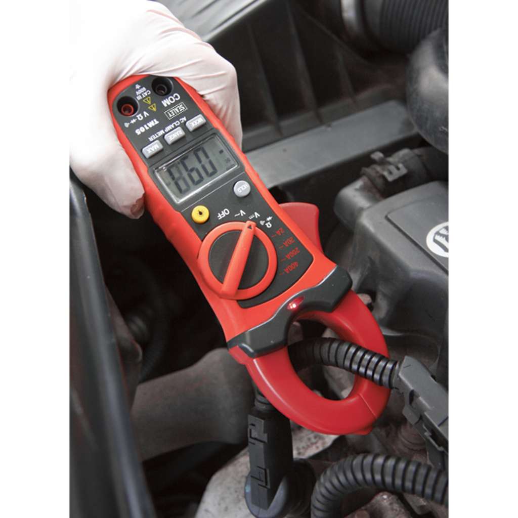 6-Function Professional Auto-Ranging Digital Clamp Meter NCV