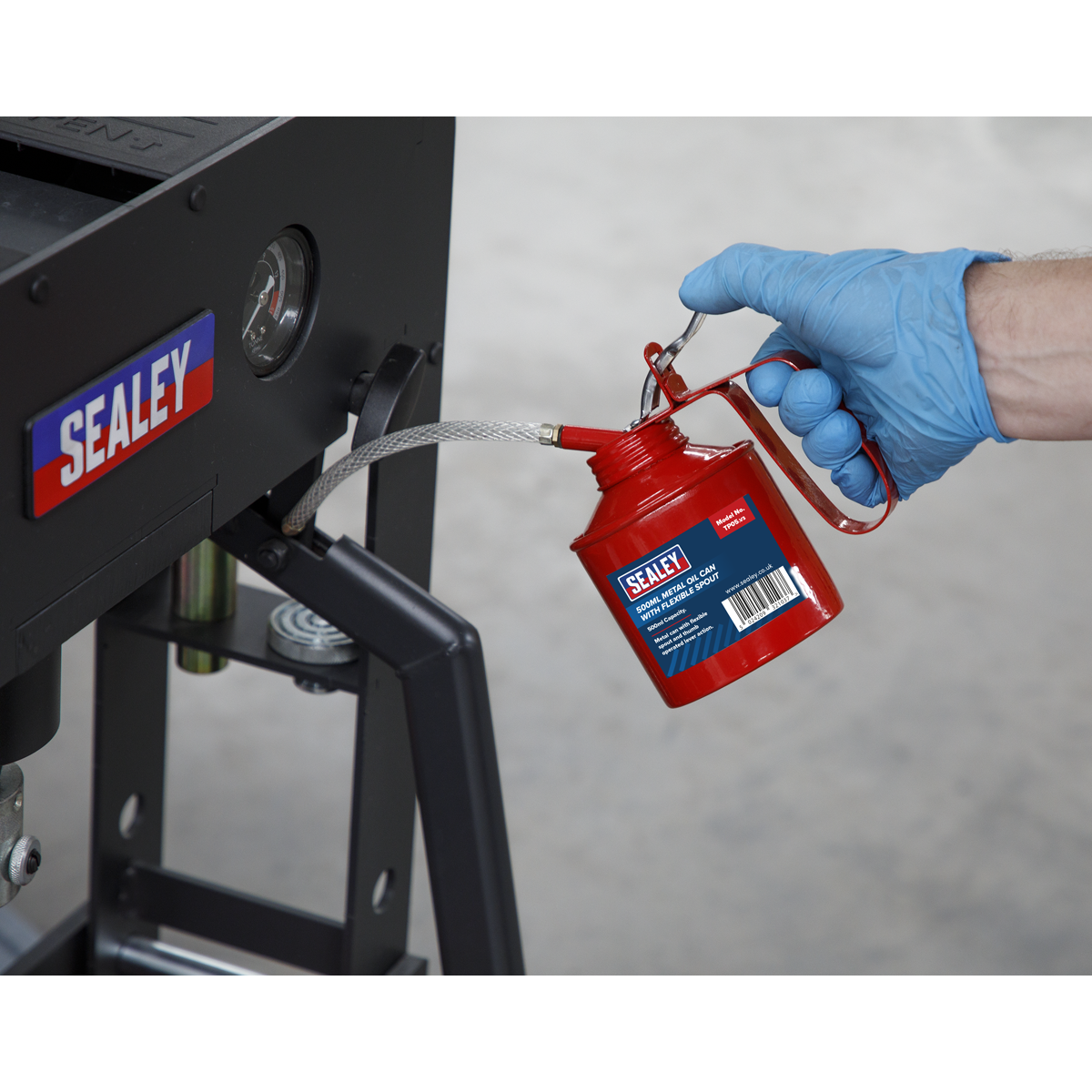 Metal Oil Can with Flexible Spout 500ml
