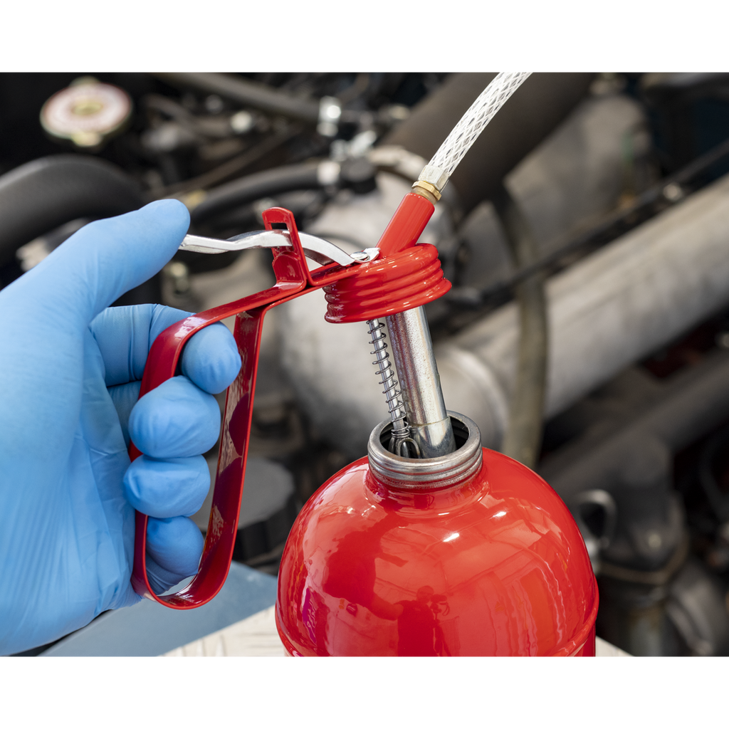 Metal Oil Can with Flexible Spout 1000ml