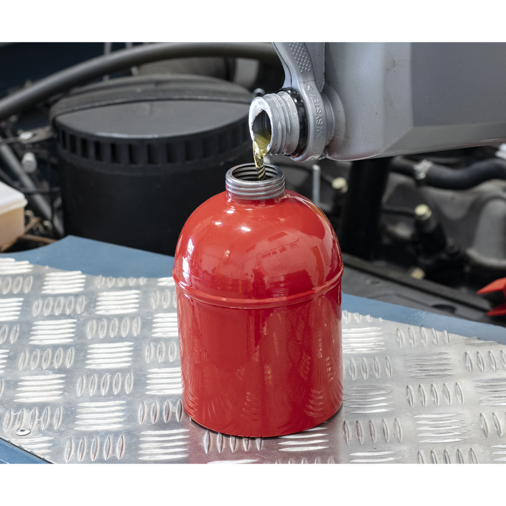 Metal Oil Can with Flexible Spout 1000ml
