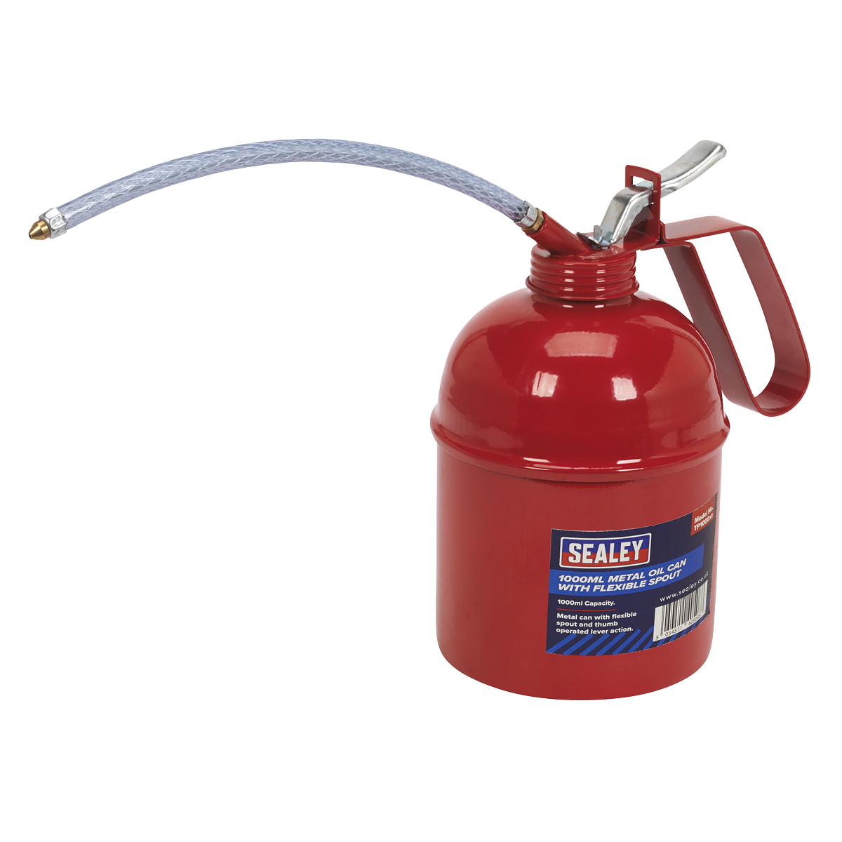 Metal Oil Can with Flexible Spout 1000ml