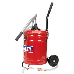 Sealey TP17 Mobile Gear Oil Fluid Drum Dispenser Unit, 20 Litre Capacity