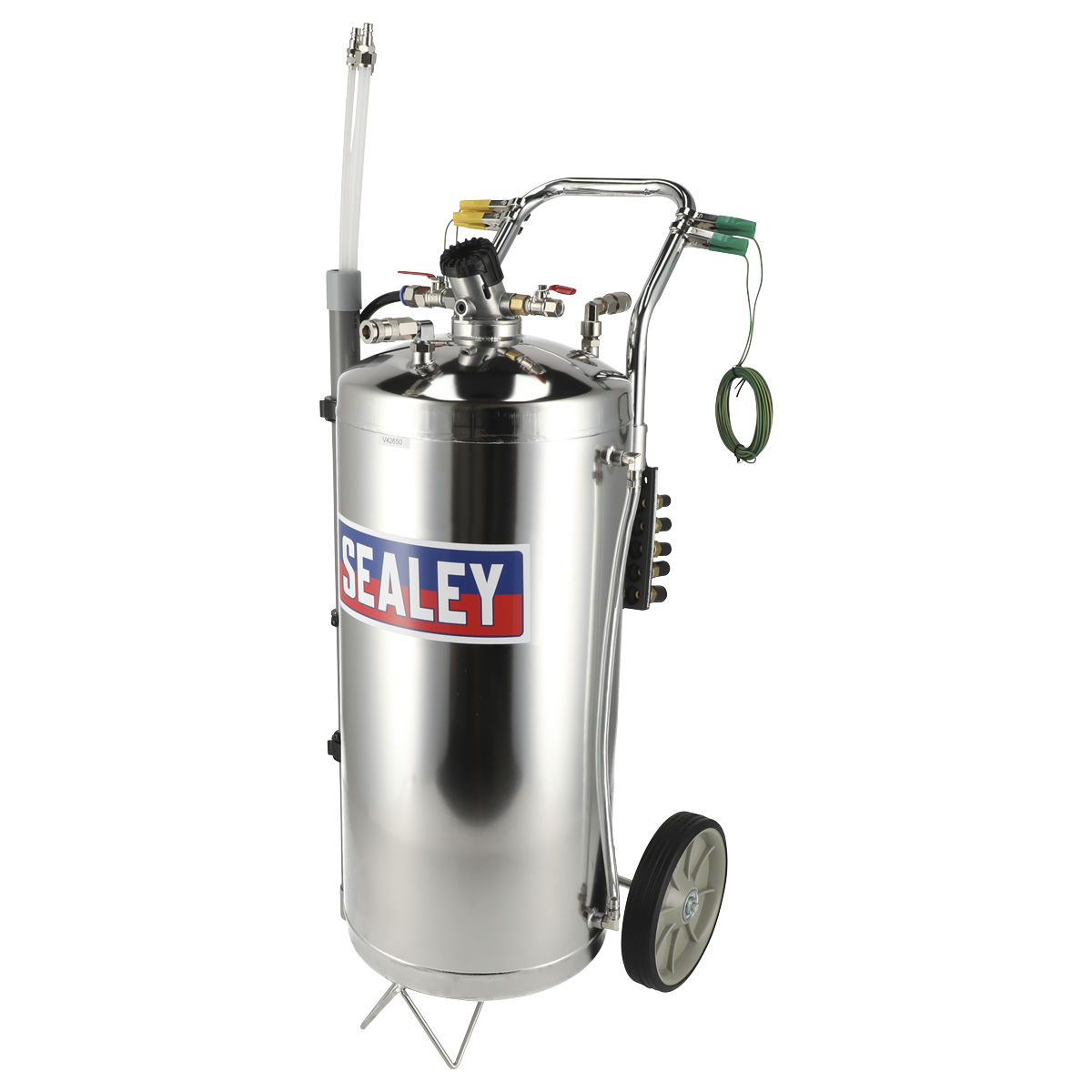 Air Operated Stainless Steel Fuel Drainer 40L