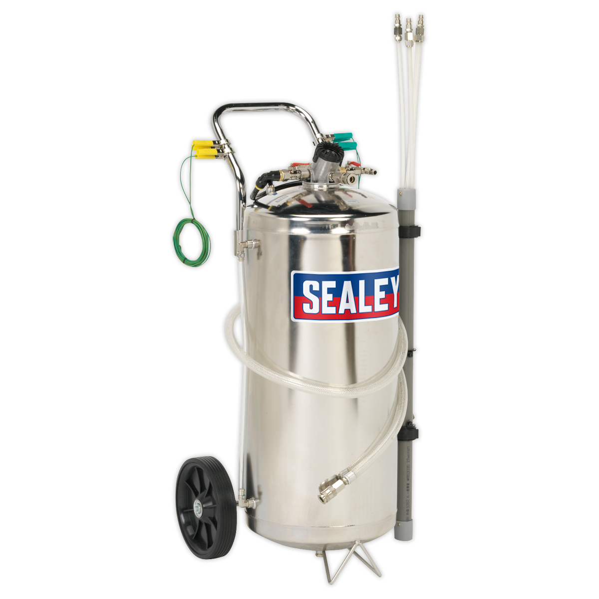 Air Operated Stainless Steel Fuel Drainer 40L