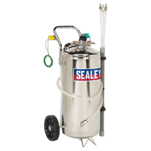 Air Operated Stainless Steel Fuel Drainer 40L