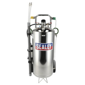 Air Operated Stainless Steel Fuel Drainer 40L