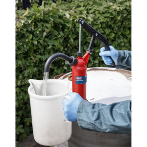 Sealey TP6803 Manual Diesel Fluid Water Oil Transfer Lever Action Drum Pump 205 Litre