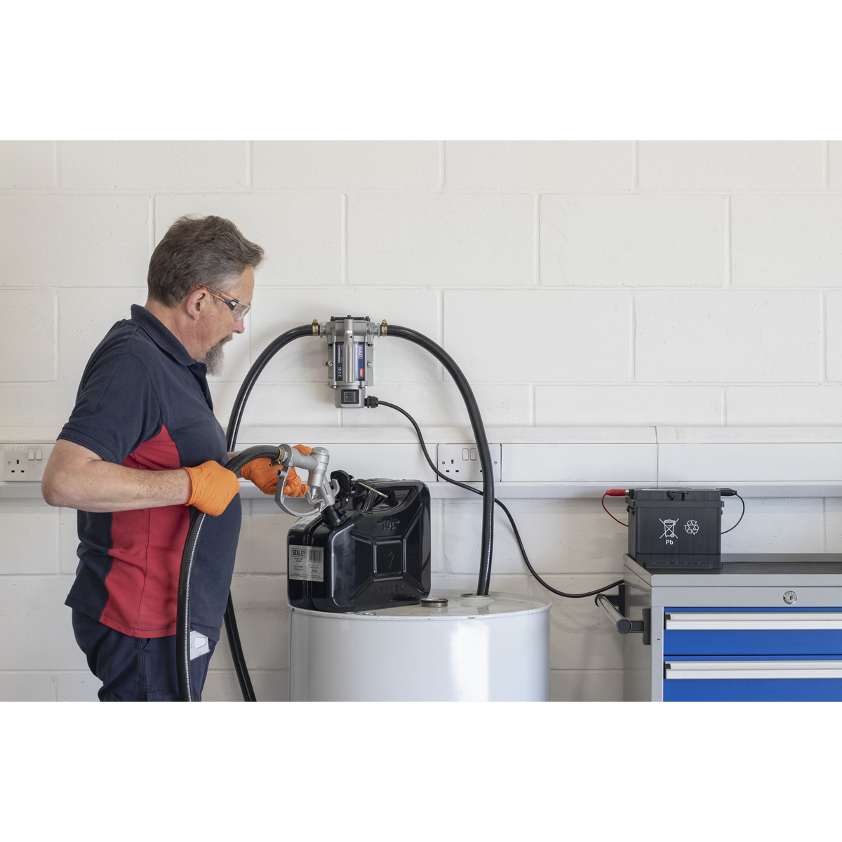 Portable Diesel/Fluid Transfer Pump 12V