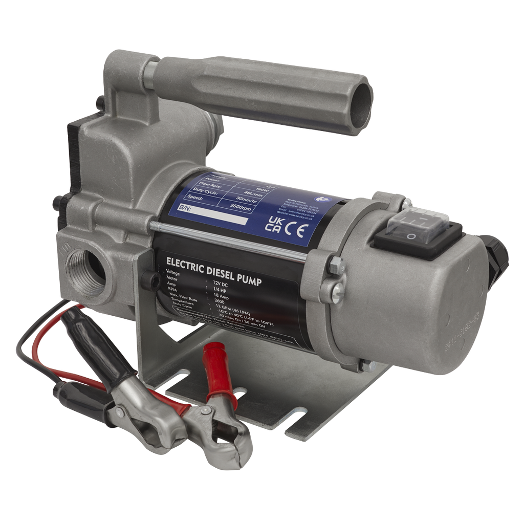 Portable Diesel/Fluid Transfer Pump 12V