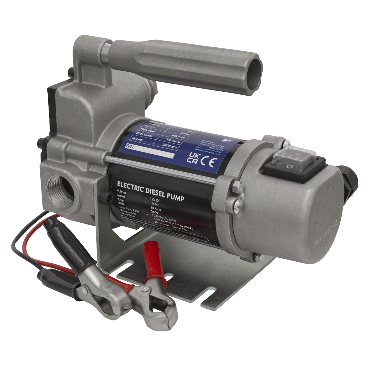 Portable Diesel/Fluid Transfer Pump 12V