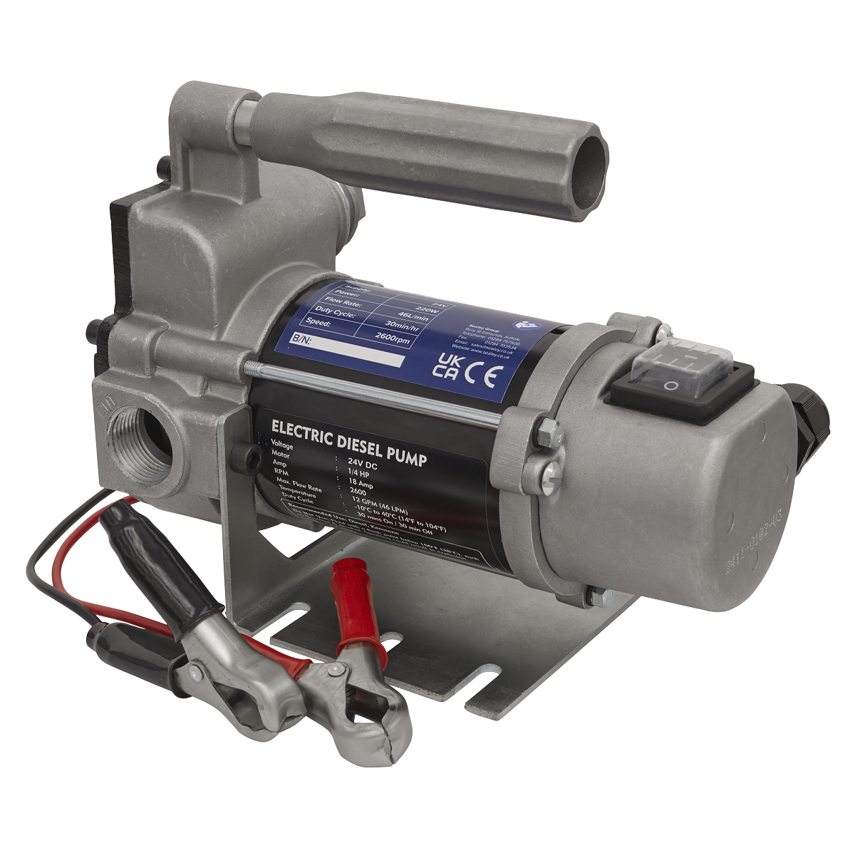 Portable Diesel/Fluid Transfer Pump 24V