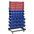 Mobile Bin Storage System with 118 Bins