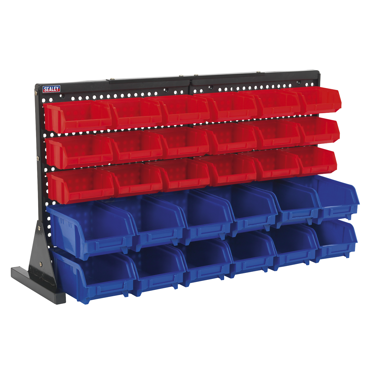 Bench Mounting Bin Storage System with 30 Bins