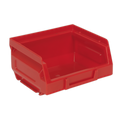 Plastic Storage Bin 105 x 85 x 55mm, Red - Pack of 24