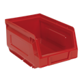 Plastic Storage Bin 105 x 165 x 85mm, Red - Pack of 24