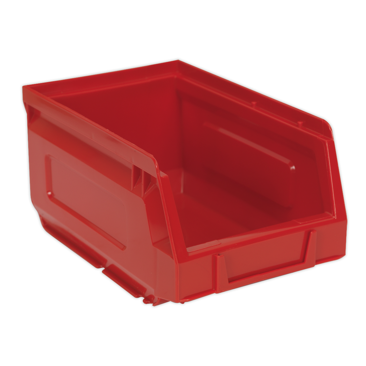 Plastic Storage Bin 105 x 165 x 85mm, Red - Pack of 24