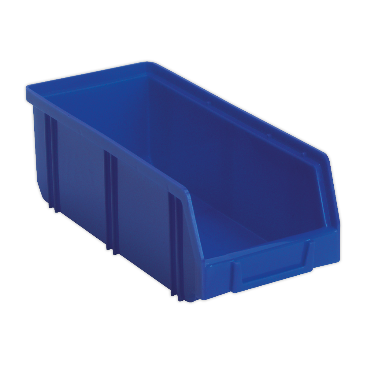Deep Plastic Storage Bin 105 x 240 x 85mm, Blue - Pack of 28