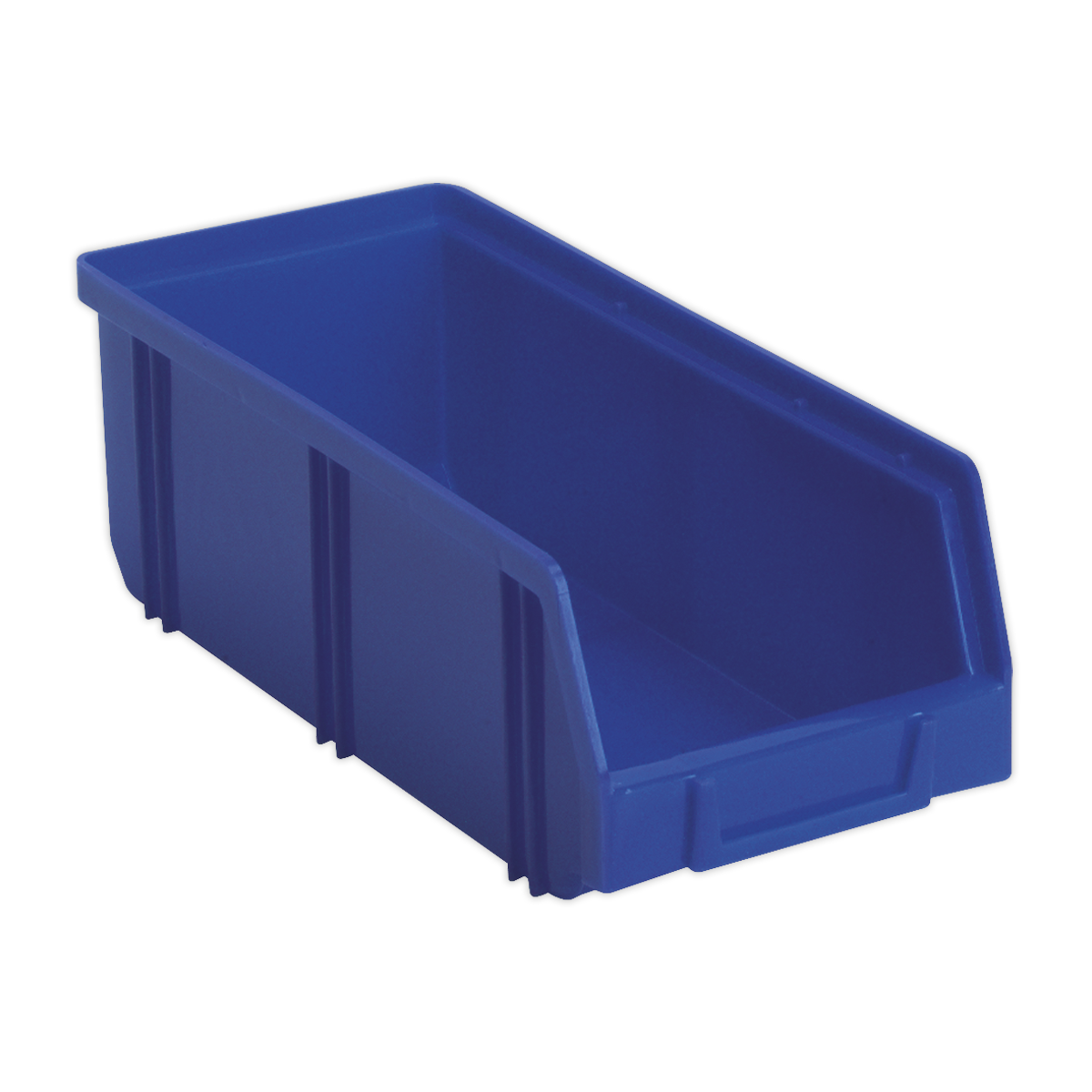 Deep Plastic Storage Bin 105 x 240 x 85mm, Blue - Pack of 28