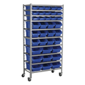 Mobile Bin Storage System with 36 Bins