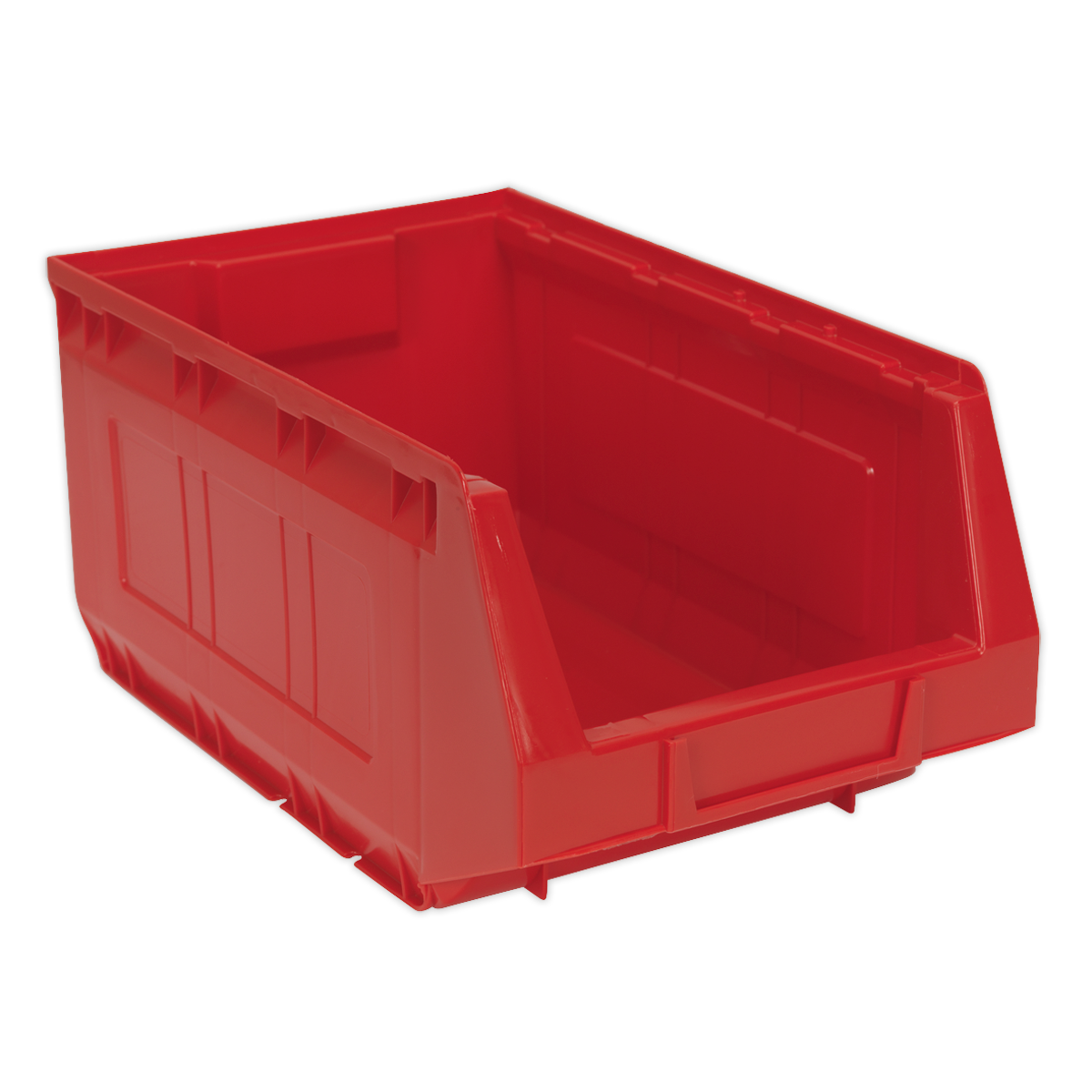 Plastic Storage Bin 210 x 355 x 165mm, Red - Pack of 12