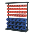 Mobile Bin Storage System with 47 Bins