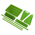 Premier Tool Storage Organiser Set, 9pc, Hi-Vis Green (TSK01HV)