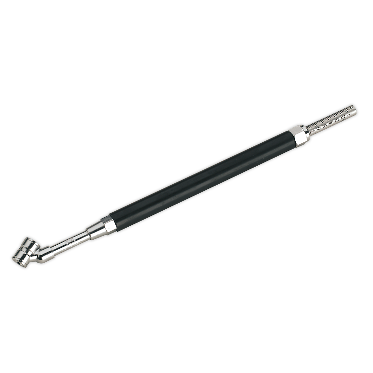 PCL Tyre Pressure Gauge Deluxe Twin Push-On Connector 0-11ba