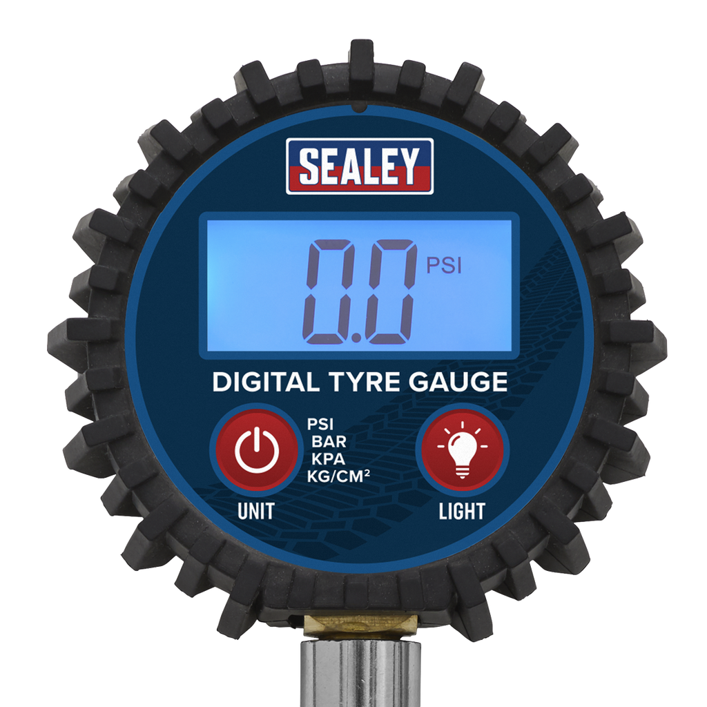 Digital Tyre Pressure Gauge with Swivel Head & Quick Release
