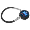 Digital Tyre Pressure Gauge with Push-On Connector