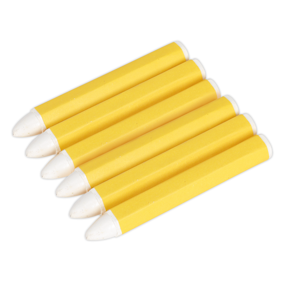 Tyre Marking Crayon, White - Pack of 6