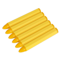 Tyre Marking Crayon, Yellow - Pack of 6