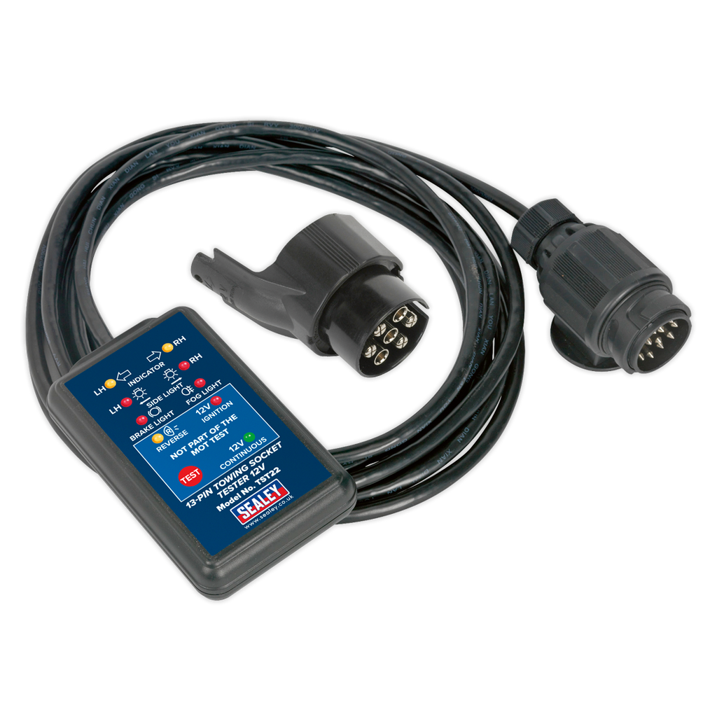 Towing Socket Tester 13-Pin 12V - DVSA Approved