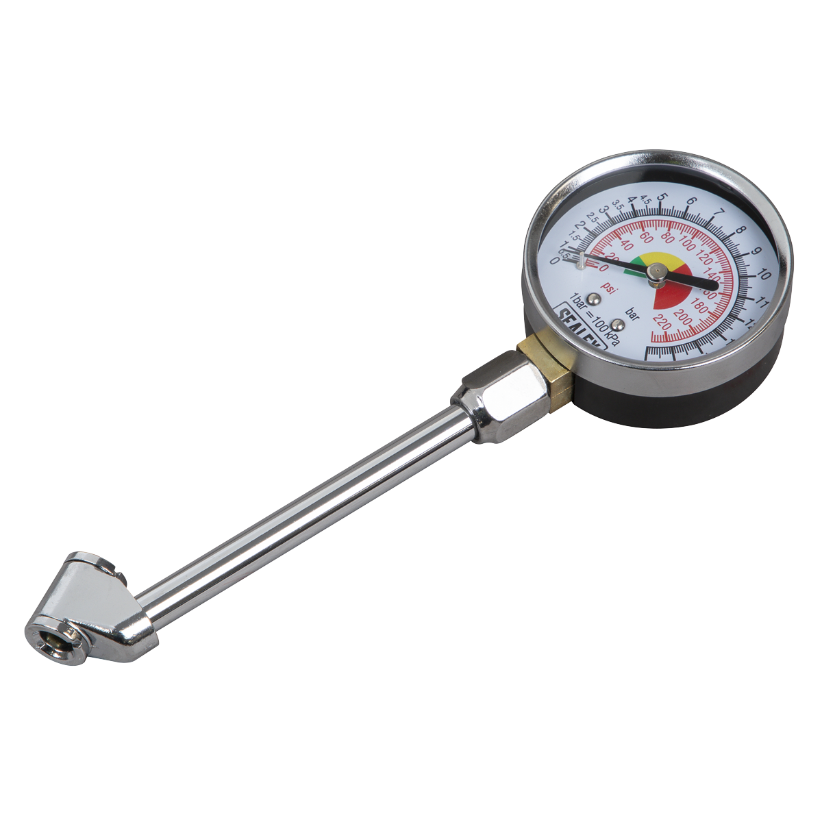 Twin Connector Tyre Pressure Gauge