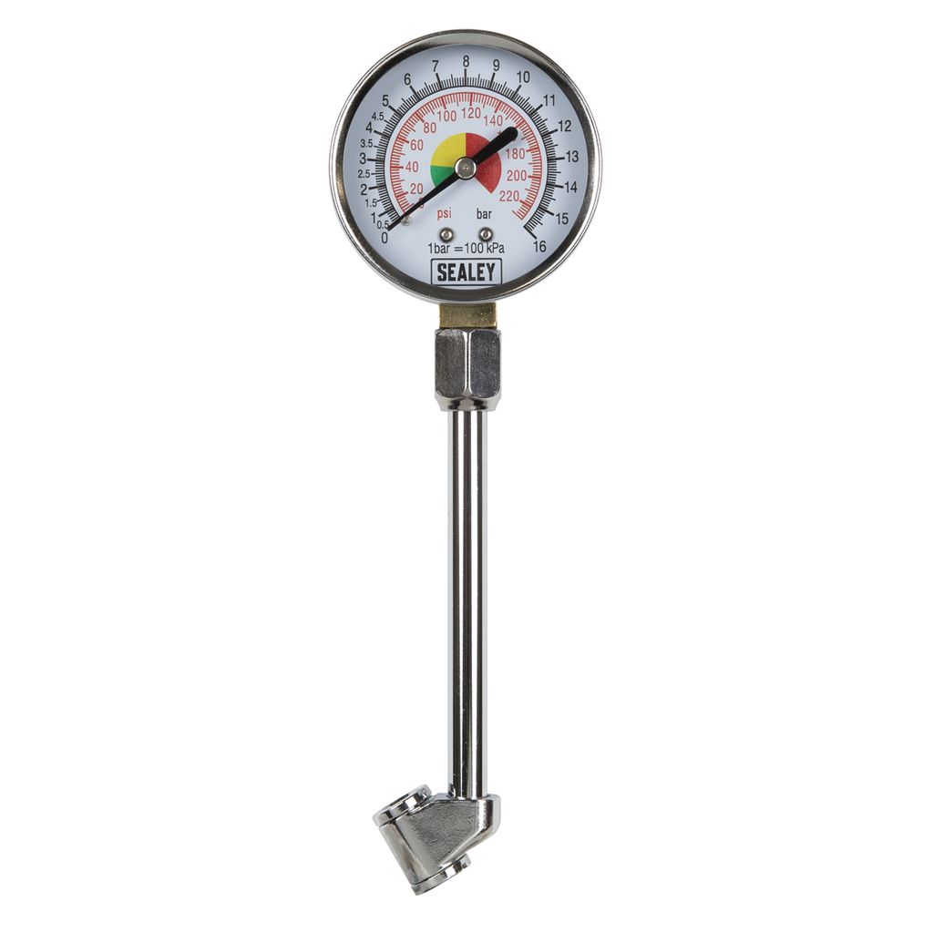 Twin Connector Tyre Pressure Gauge