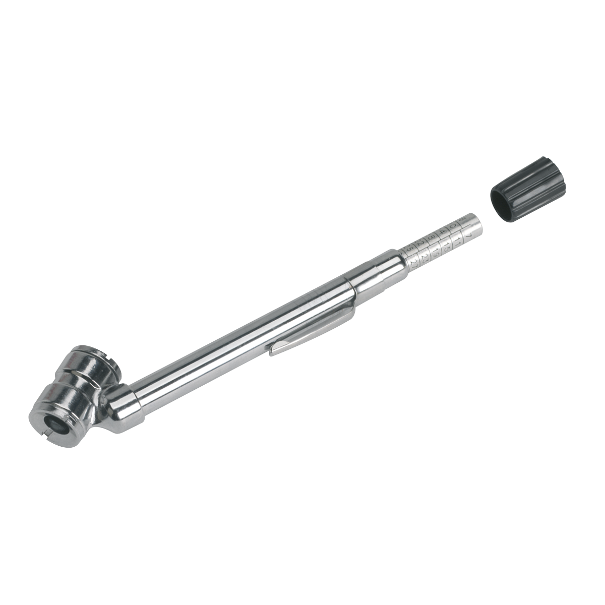 Universal Deluxe Tyre Pressure Gauge with Pocket-Clip 6-50ps