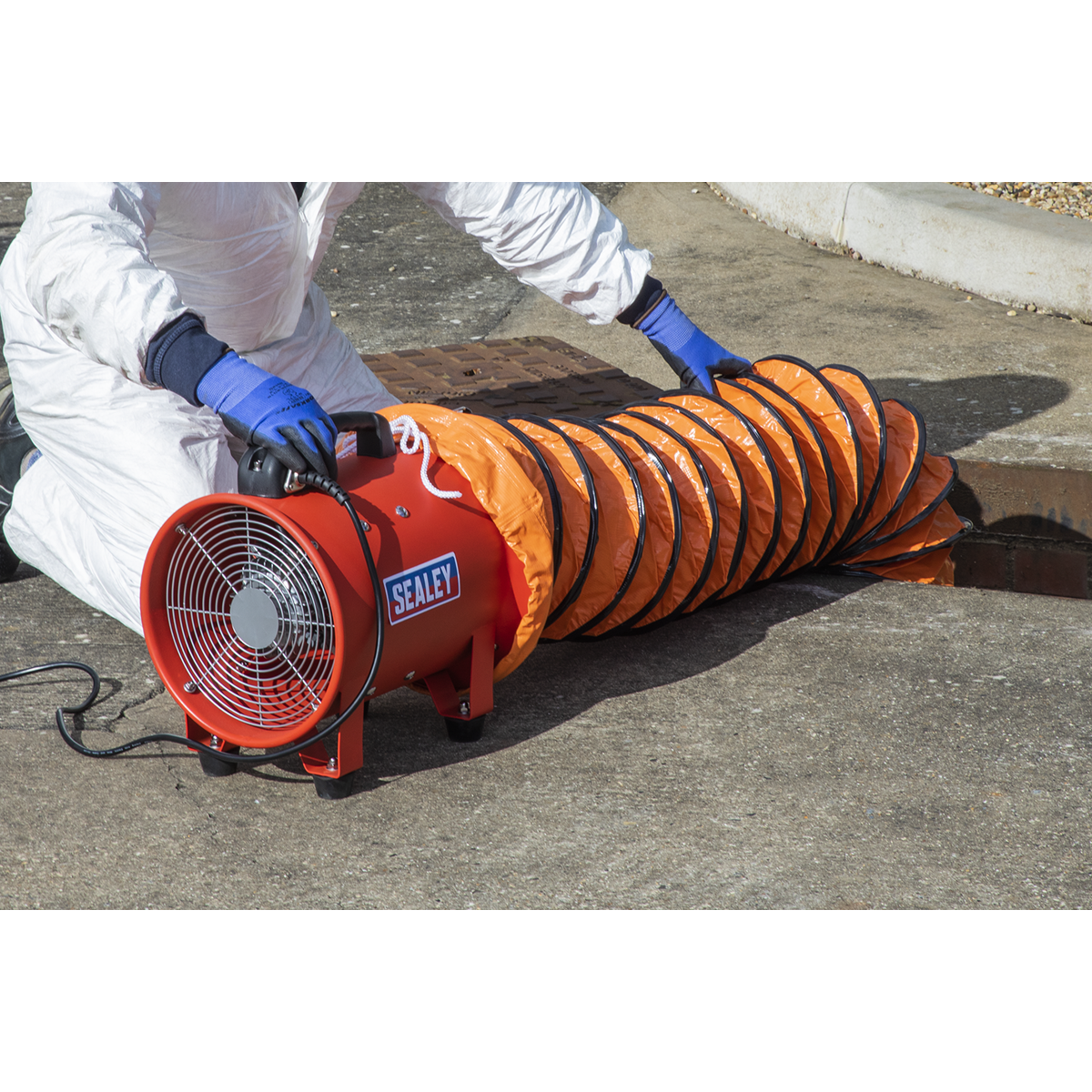 Portable Ventilator with 5m Ducting, 250mm (VEN250)