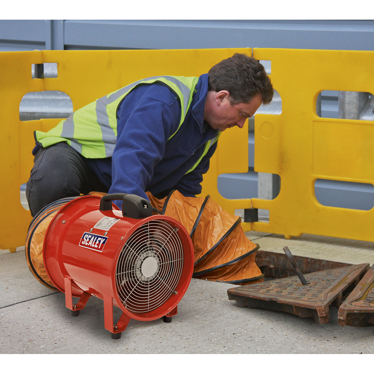 Portable Ventilator with 5m Ducting, 300mm (VEN300)