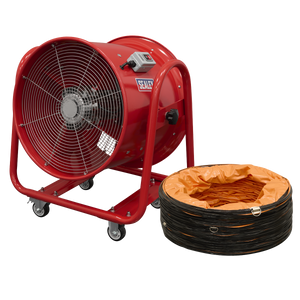 Portable Ventilator Ø500mm with 5m Ducting
