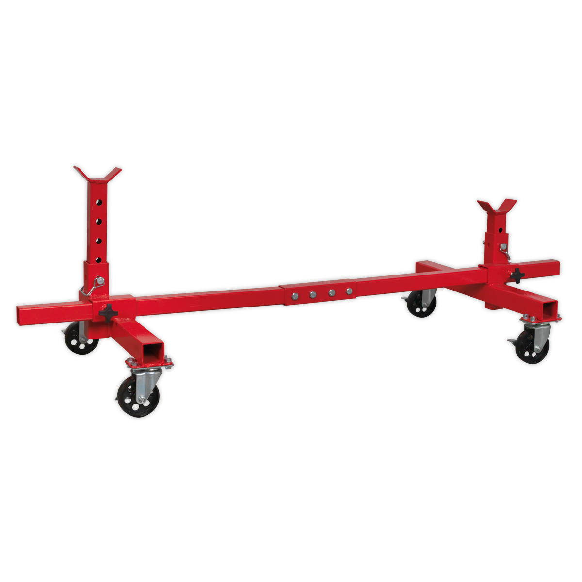Adjustable 2-Post Vehicle Moving Dolly 900kg Capacity