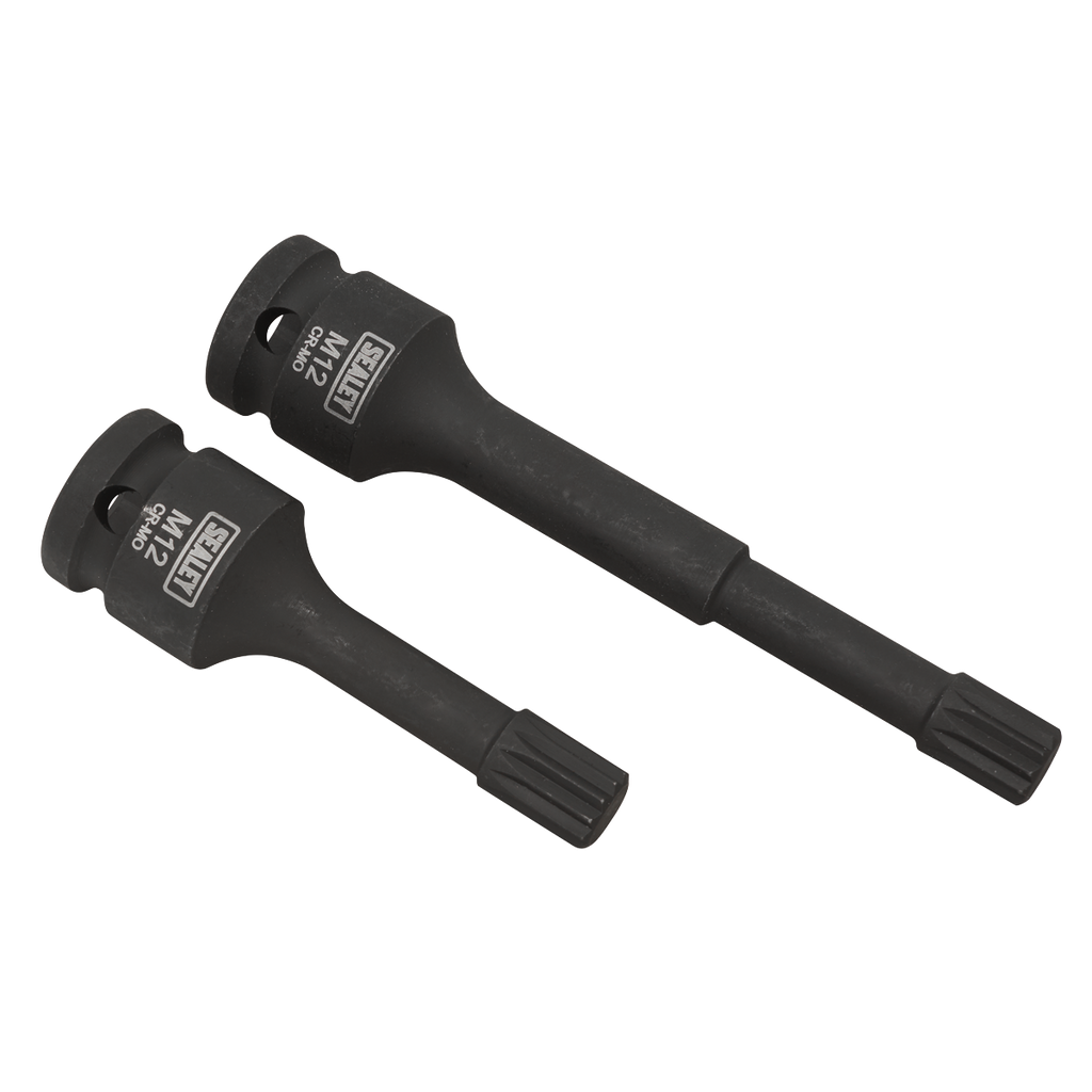 M12 Wheel Bearing Hub Spline Socket Bits for VAG 2pc